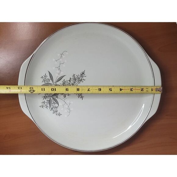 Lady Empire Permacal Serving Platter and Large Round Serving  Bowl  Mid Century - Picture 7 of 11